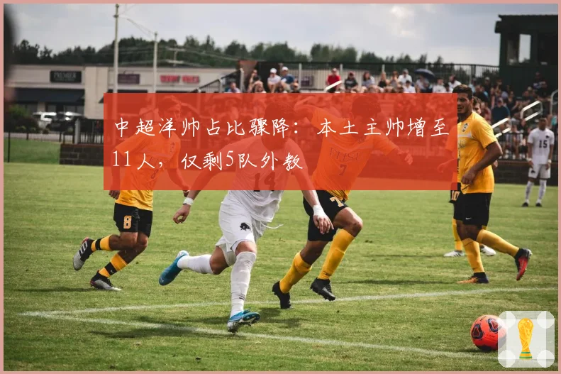 中超洋帅占比骤降：本土主帅增至11人，仅剩5队外教